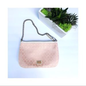 Nine West Clutch Purse Pink Zipper Wristlet